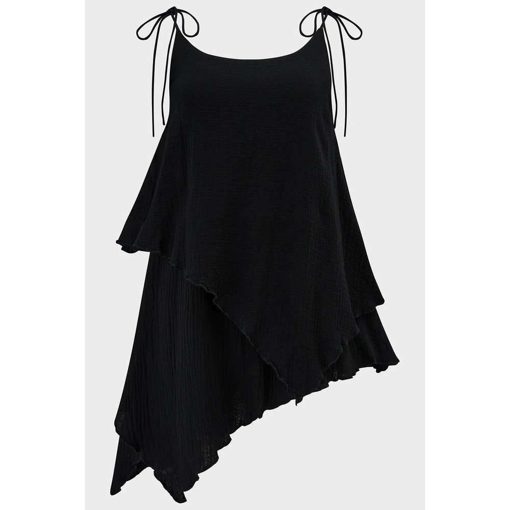 killstar fairycore void visions asymmetrical spagetti strap top size M‎